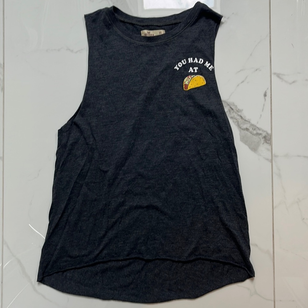 Hollister sleeveless tank top
